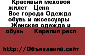 Красивый меховой жилет › Цена ­ 13 500 - Все города Одежда, обувь и аксессуары » Женская одежда и обувь   . Карелия респ.